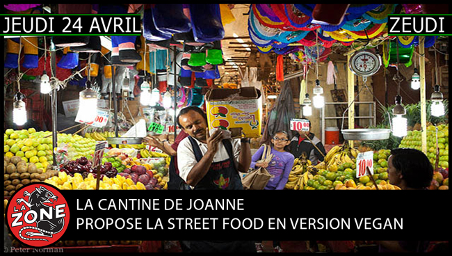 La Cantine de Joanne t’invite à un super Zeudi Gourmand sur le thème : La street food en version vegan 