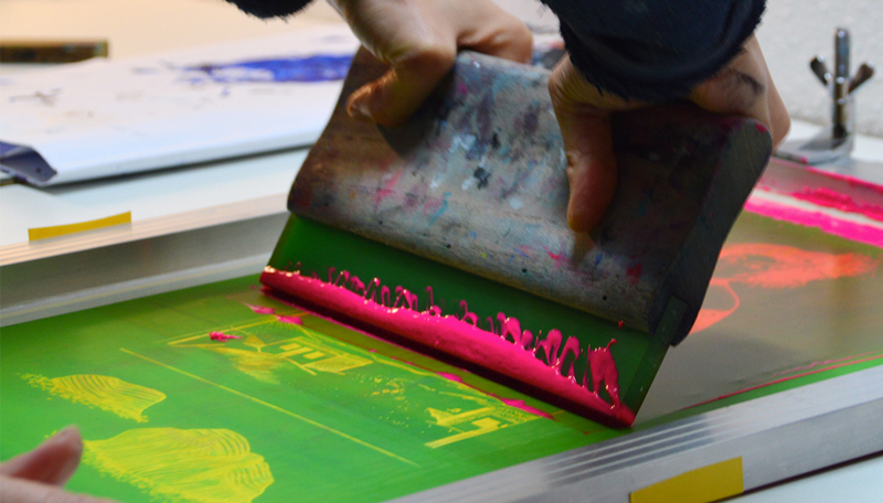 Initiation La S rigraphie Sur Textile Bienvenue La Zone