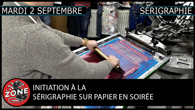 Initiation à la sérigraphie sur papier