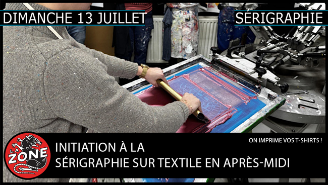 Initiation à la sérigraphie sur textile