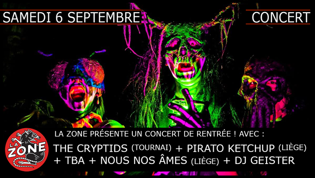 La Zone présente un concert de rentrée !