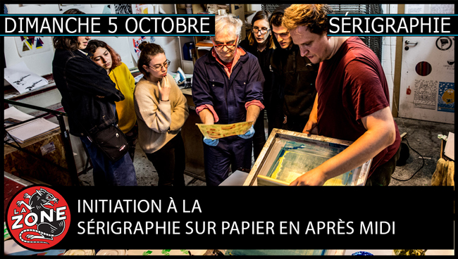 Initiation à la sérigraphie sur papier