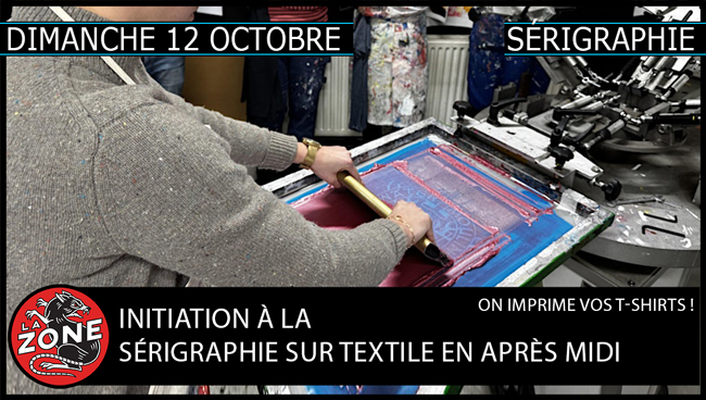 Initiation à la sérigraphie sur textile