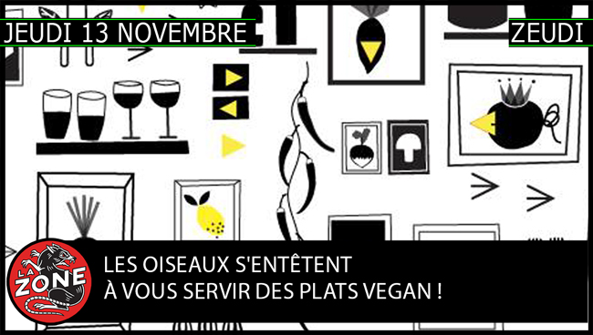 Les Oiseaux s’entêtent à nous servir des plats vegan !