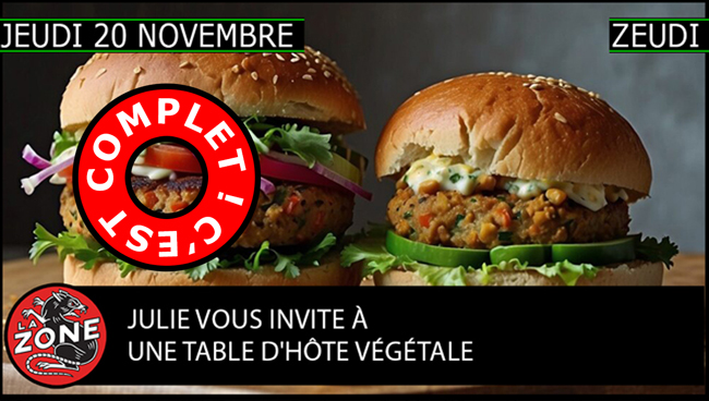 Julie vous invite à une table d’hôte végétale !