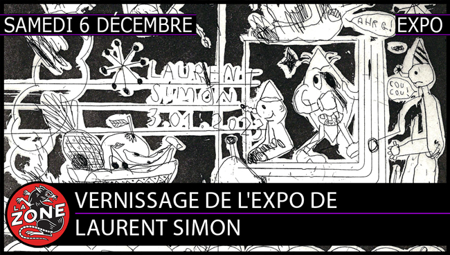 Vernissage de l’expo de Laurent simon