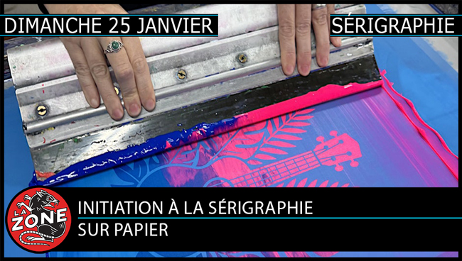Initiation à la sérigraphie sur papier