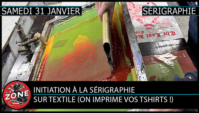 Initiation à la sérigraphie sur textile