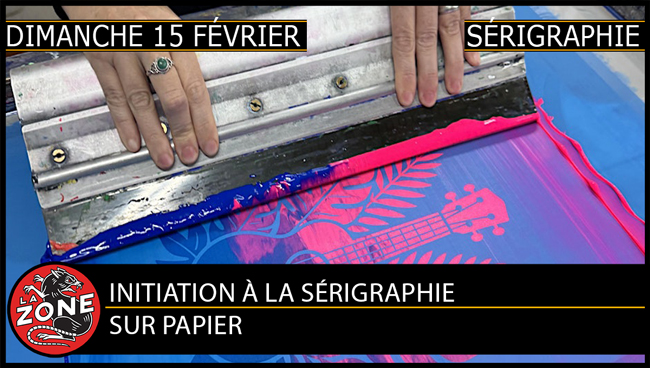 Initiation à la sérigraphie sur papier