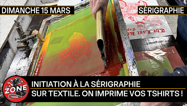 Initiation à la sérigraphie sur textile