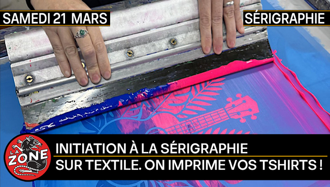 Initiation à la sérigraphie sur textile