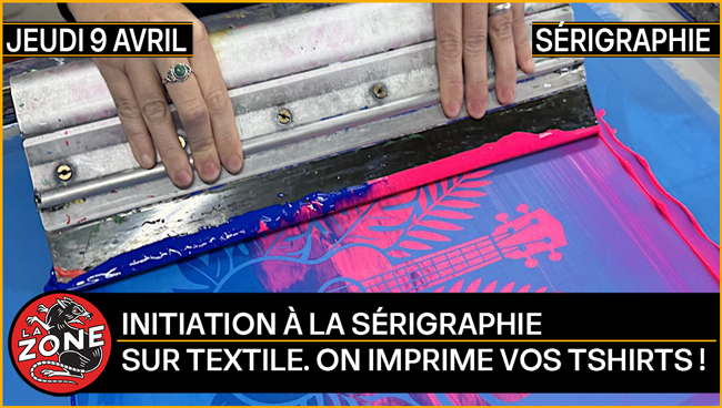 Initiation à la sérigraphie sur textile