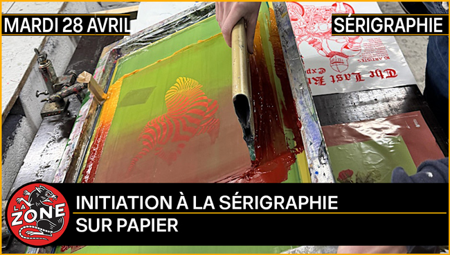 Initiation à la sérigraphie sur papier