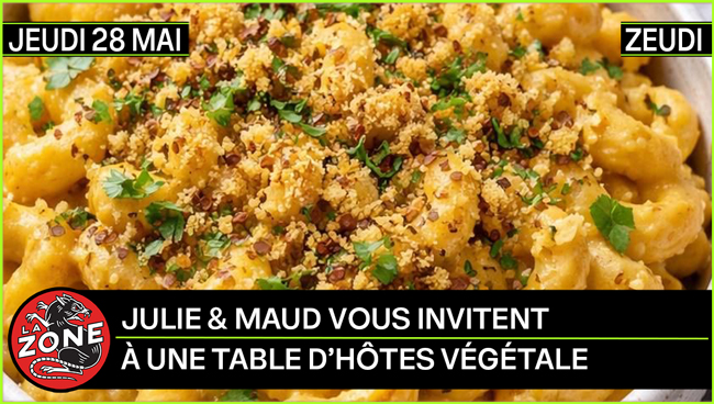 Julie et Maud vous invitent à une table d’hôtes végétale !