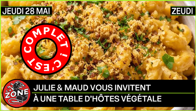 Julie et Maud vous invitent à une table d’hôtes végétale !