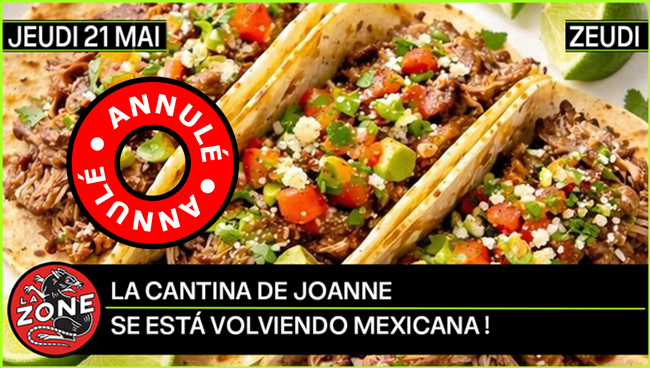 La cantina de Joanne se está volviendo mexicana !