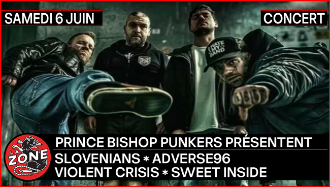 SLOVENIANS * ADVERSE96 * VIOLENT CRISIS * SWEET INSIDE