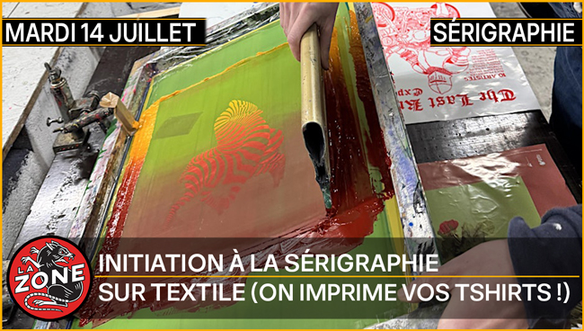 Initiation à la sérigraphie sur textile