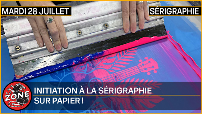 Initiation à la sérigraphie sur papier