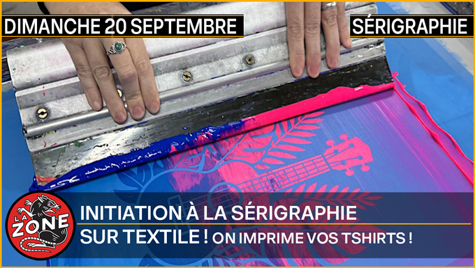 Initiation à la sérigraphie sur textile