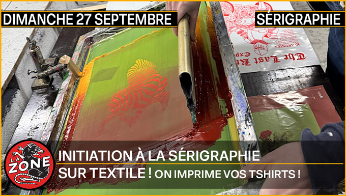 Initiation à la sérigraphie sur textile