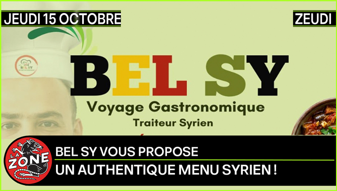 BEL SY vous propose un authentique menu syrien !