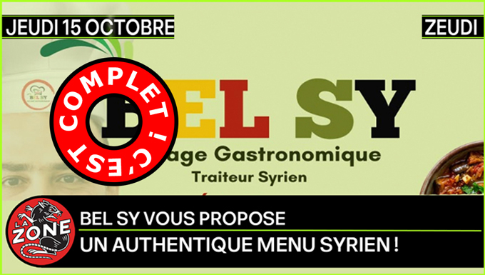 BEL SY vous propose un authentique menu syrien !